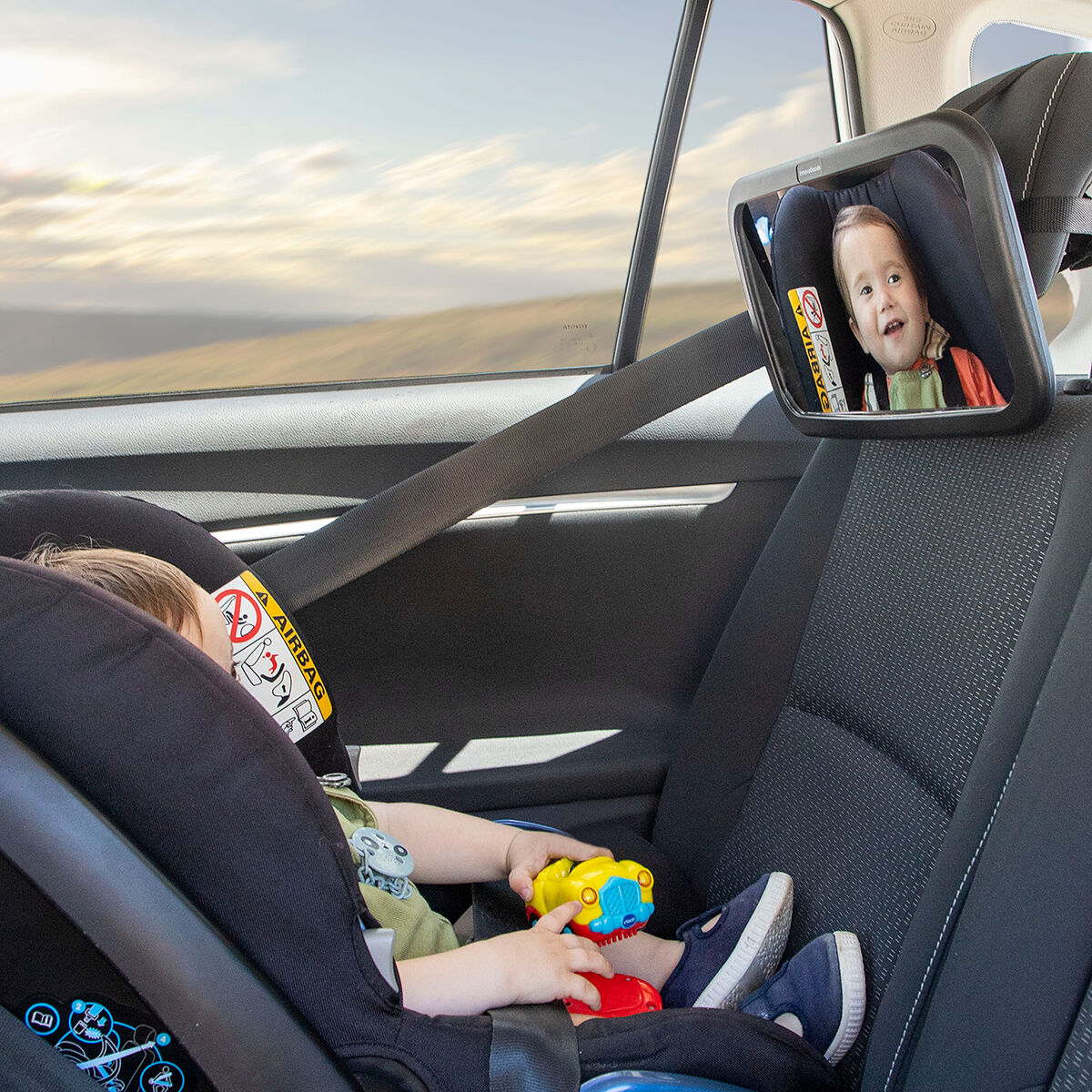 Espelho Retrovisor de Bebé para Banco Traseiro Mirraby InnovaGoods - EcoNest