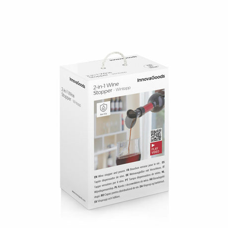 Tampa Dispensador Arejador de Vinho 2 em 1 Wintopp InnovaGoods - EcoNest