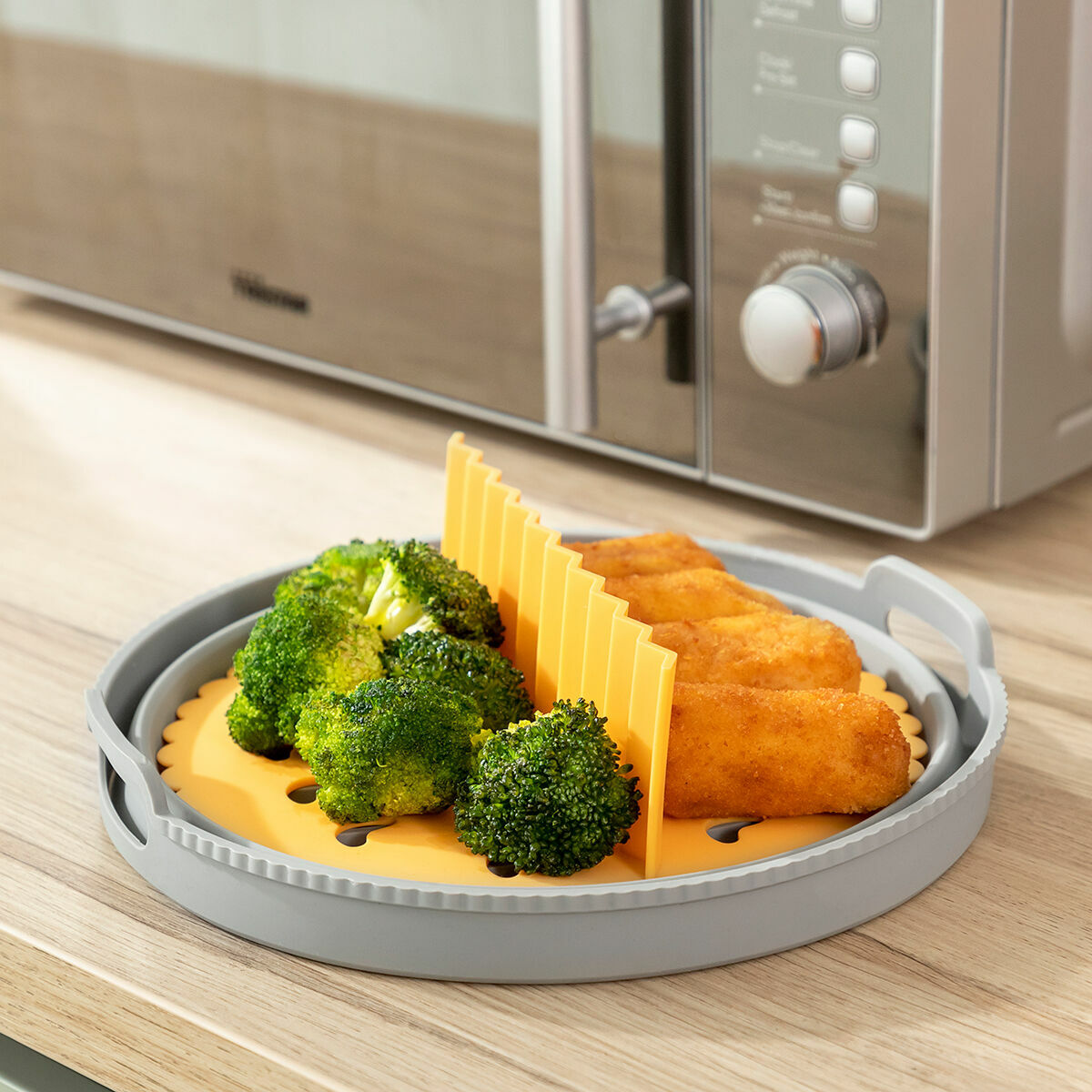 Cesto de Silicone Dobrável para Fritadeiras de Ar Fliynner InnovaGoods - EcoNest