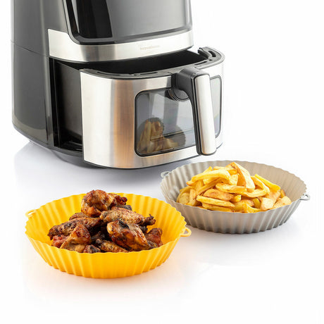 Cestos de Silicone com Pincel para Fritadeiras a Ar Mollicon InnovaGoods 2 Unidades - EcoNest