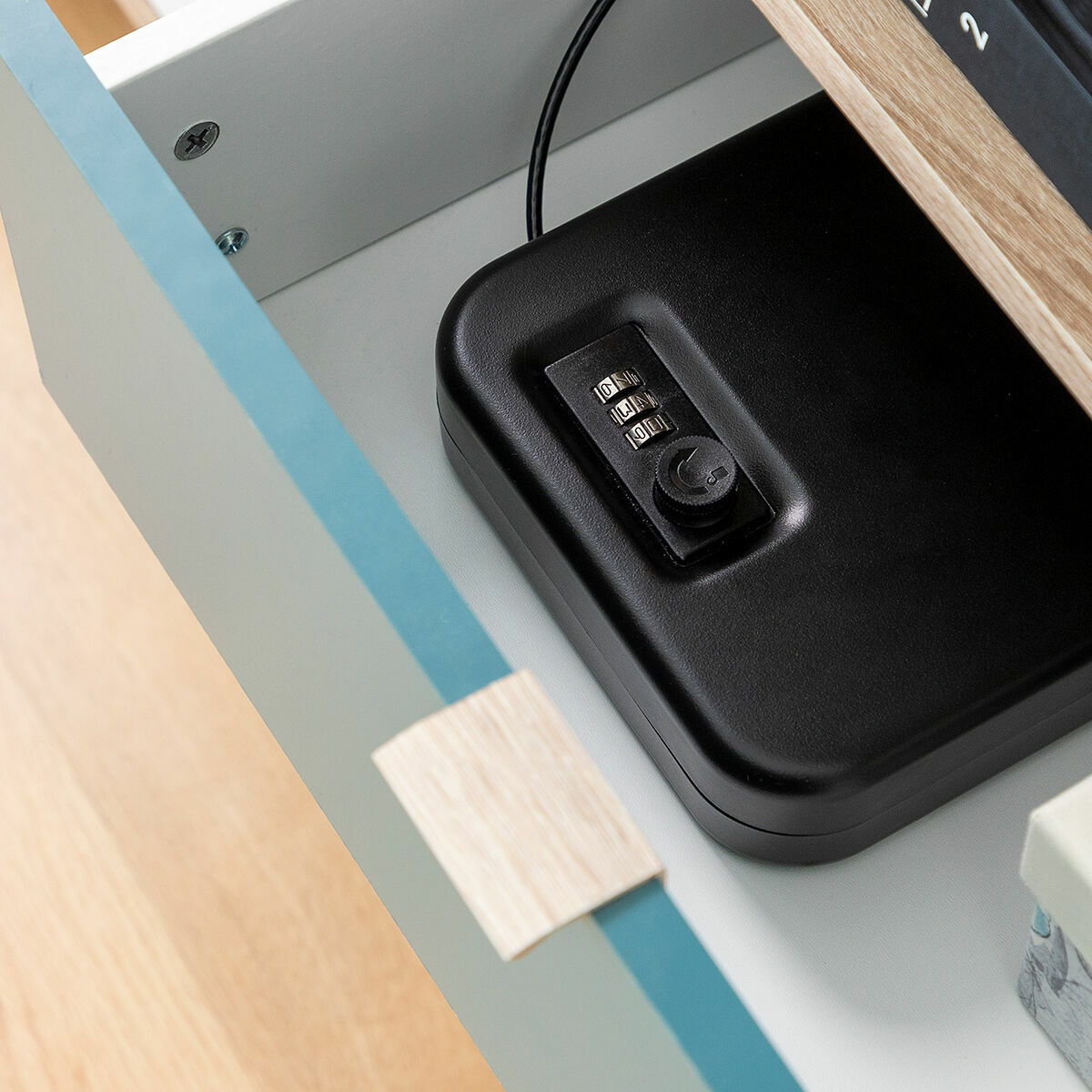 Cofre Portátil com Cabo de Segurança Prisaven InnovaGoods - EcoNest