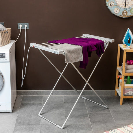 Estendal Elétrico Dobrável Dryak InnovaGoods 8 Barras 120 W - EcoNest