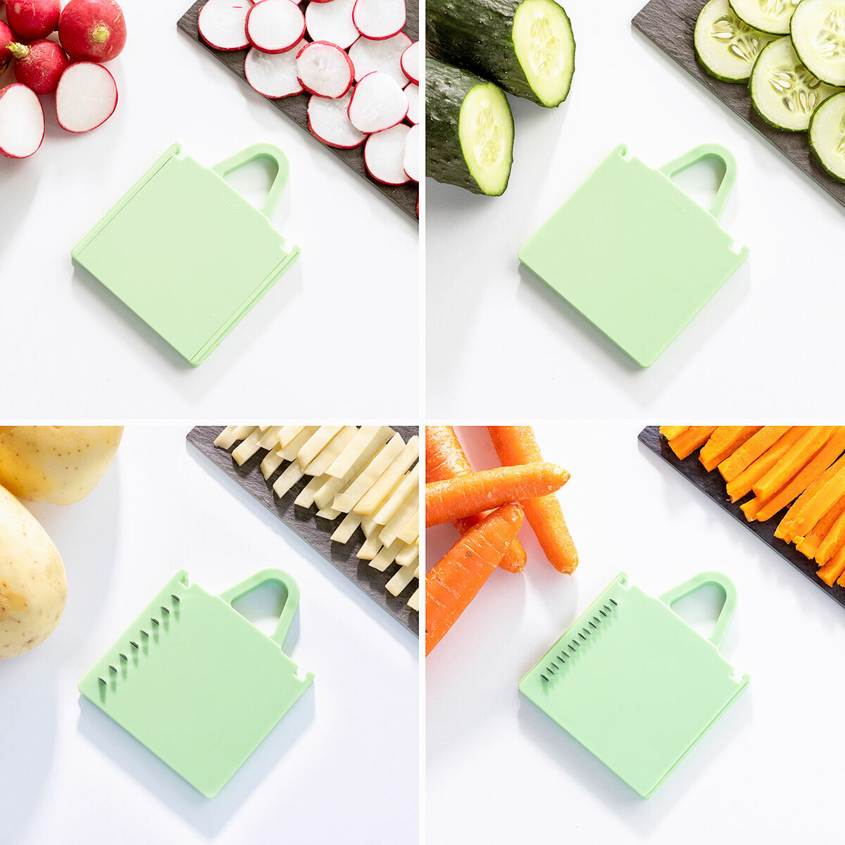 Mandolina Cortadora de Verduras Dobrável 5 em 1 Slichen InnovaGoods - EcoNest