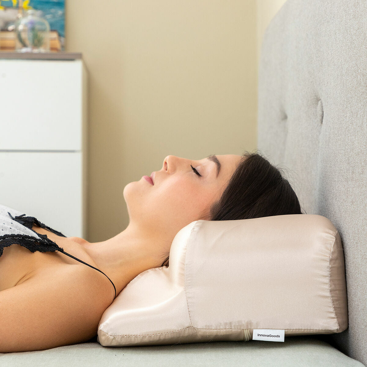 Almofada Cervical Antirrugas com Capa de Cetim Youthlow InnovaGoods - EcoNest