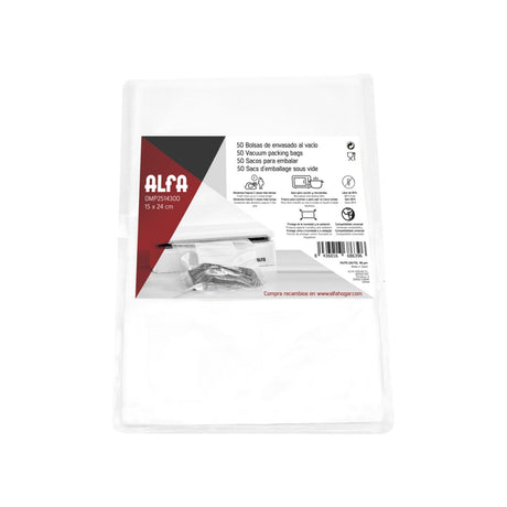 Sacos de vácuo Alfa OMP25143 15 x 24 cm - EcoNest