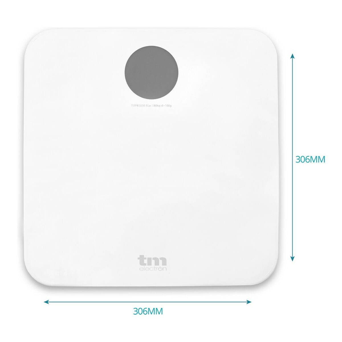 Balança digital para casa de banho TM Electron Branco - EcoNest