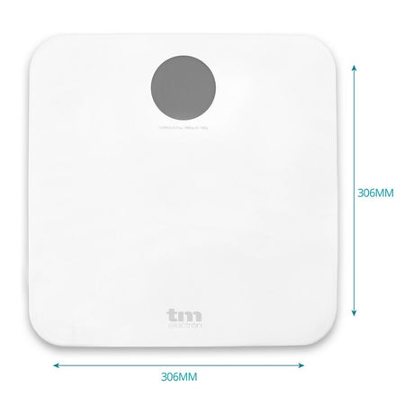 Balança digital para casa de banho TM Electron Branco - EcoNest