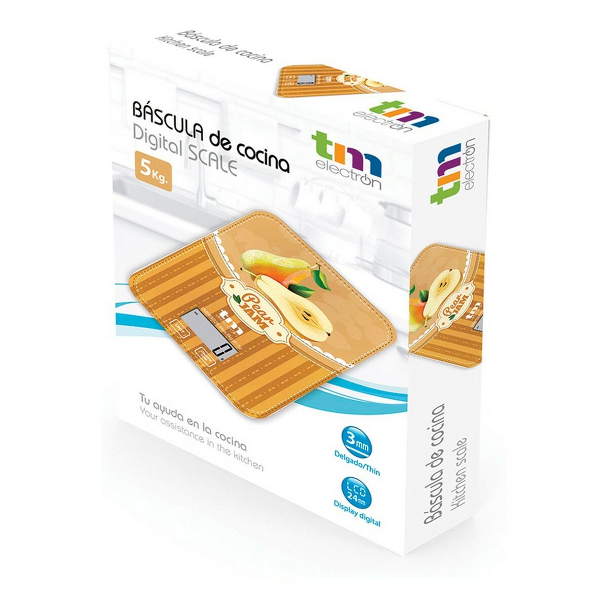 balança de cozinha TM Electron Pear Jam 5 kg - EcoNest