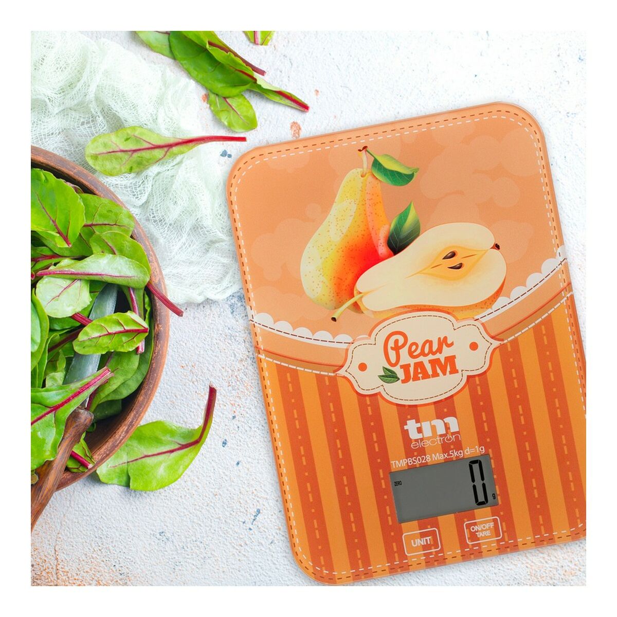 balança de cozinha TM Electron Pear Jam 5 kg - EcoNest