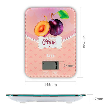 balança de cozinha TM Electron Eco Plum 5 kg - EcoNest