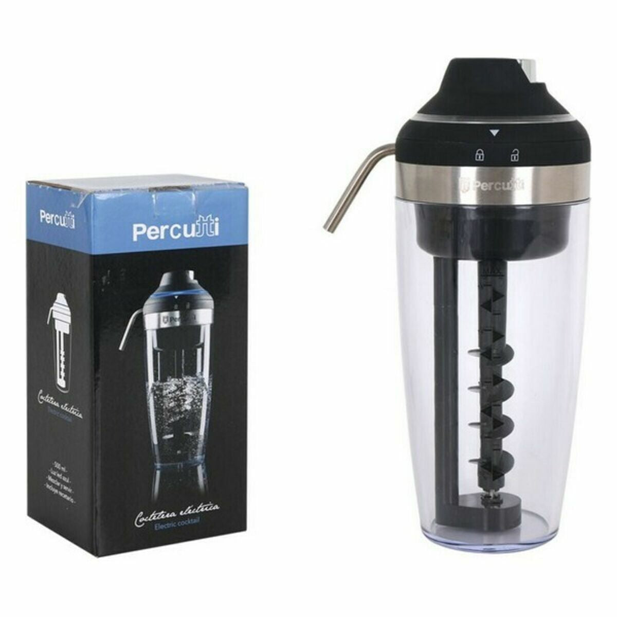 Coqueteleira Percutti Legno percutti Elétrica 500 ml (2 Unidades) - EcoNest