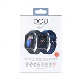 Smartwatch DCU MODERN CALLS & SPORT 1,7" Azul Marinho 28 mm 1" Azul Preto Preto/Branco - EcoNest