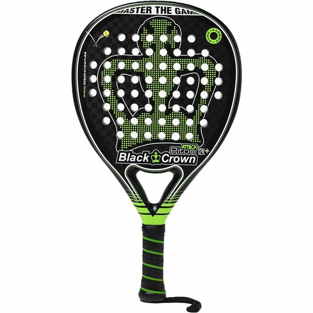 Raquete de Padel Black Crown Piton Attack 12K Preto - EcoNest