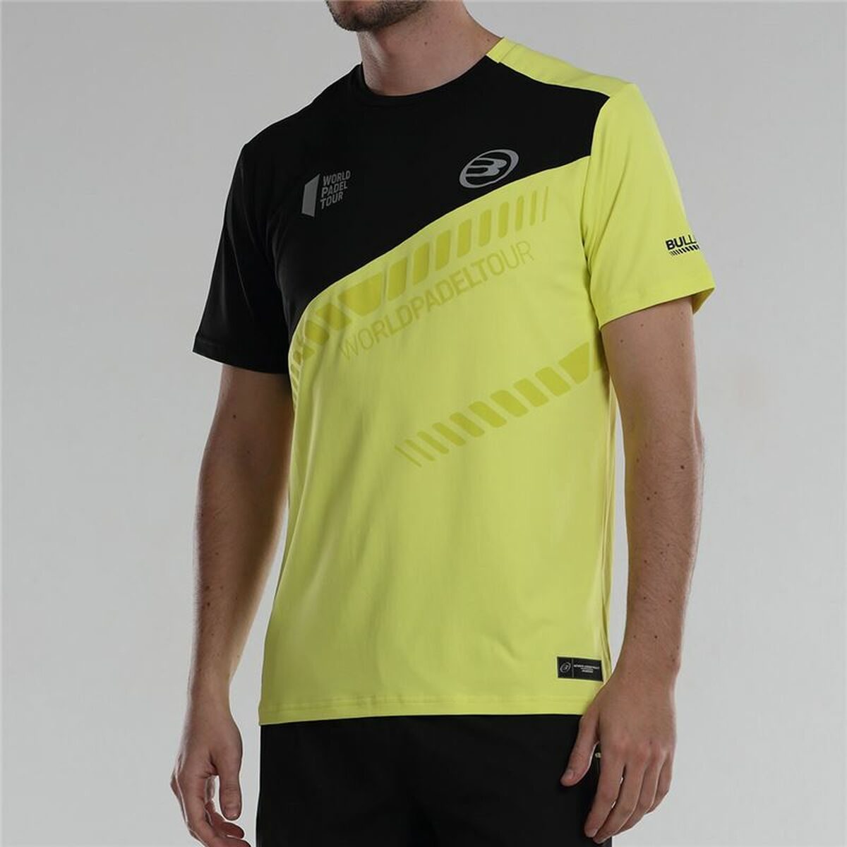 Camisola de Manga Curta Homem Bullpadel Lucio Preto - EcoNest