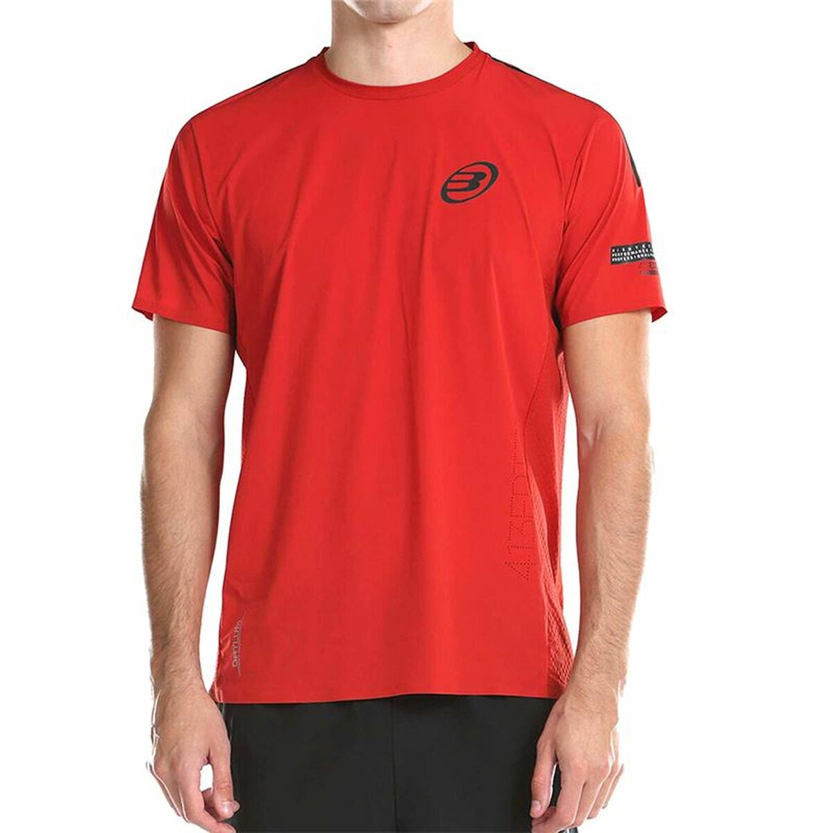 Camisola de Manga Curta Homem Bullpadel Odeon Tl Vermelho - EcoNest