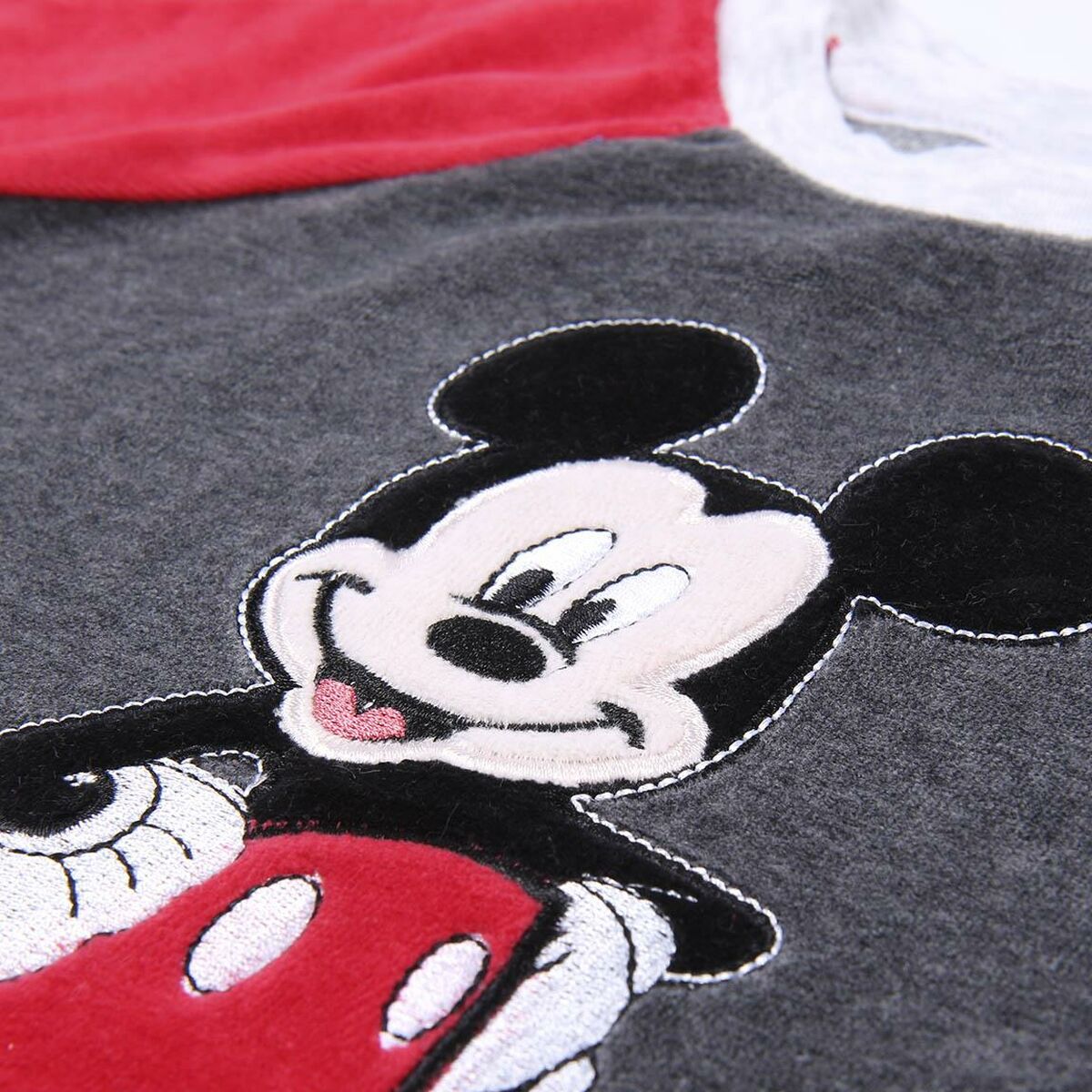 Pijama Infantil Mickey Mouse Cinzento - EcoNest