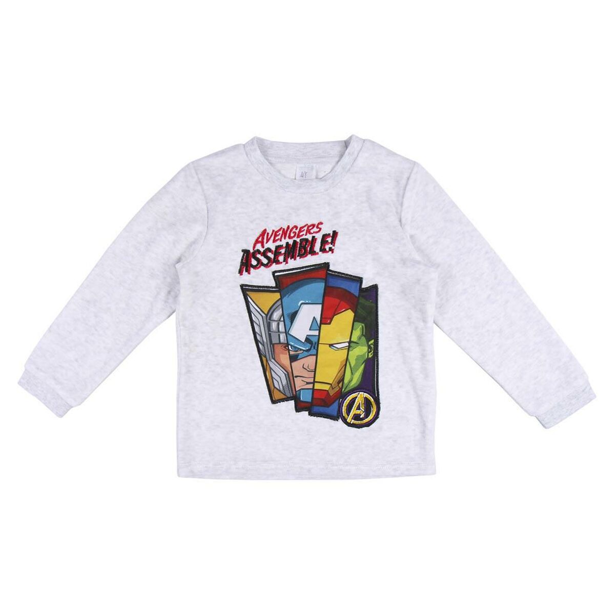 Pijama Infantil The Avengers Cinzento - EcoNest