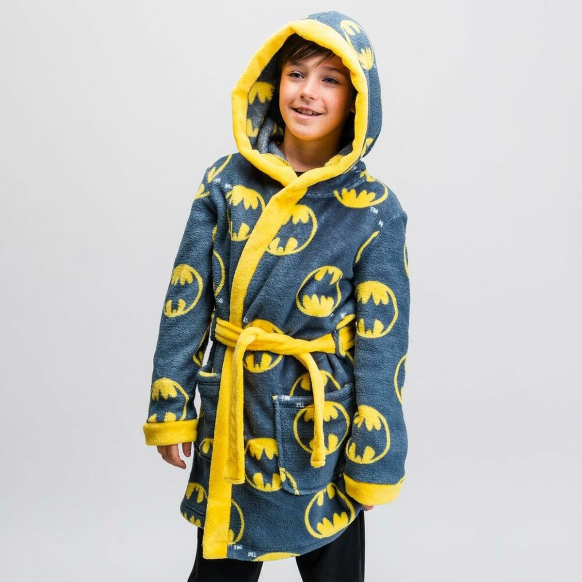 Roupão Infantil Batman Cinzento escuro - EcoNest