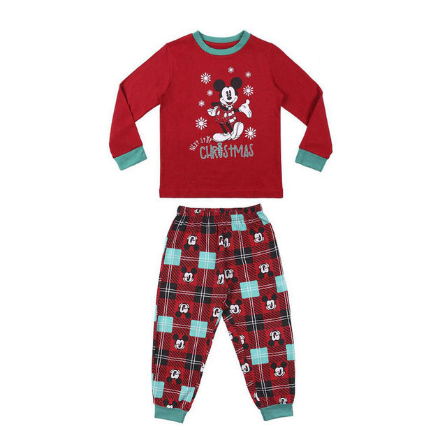 Pijama Infantil Mickey Mouse Vermelho - EcoNest