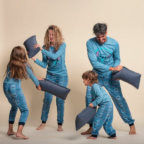 Pijama Stitch Homem Azul (Adultos) - EcoNest