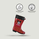 Botins Infantis Mickey Mouse Vermelho - EcoNest