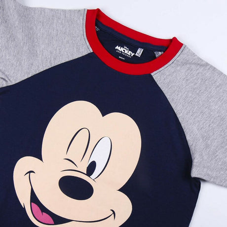 Pijama de Verão Mickey Mouse Cinzento - EcoNest