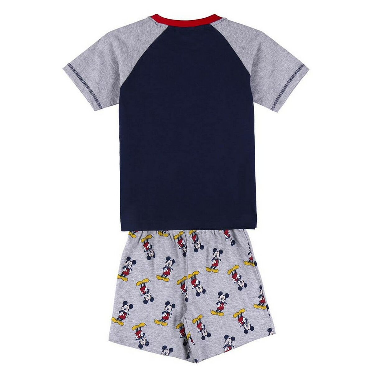 Pijama de Verão Mickey Mouse Cinzento - EcoNest