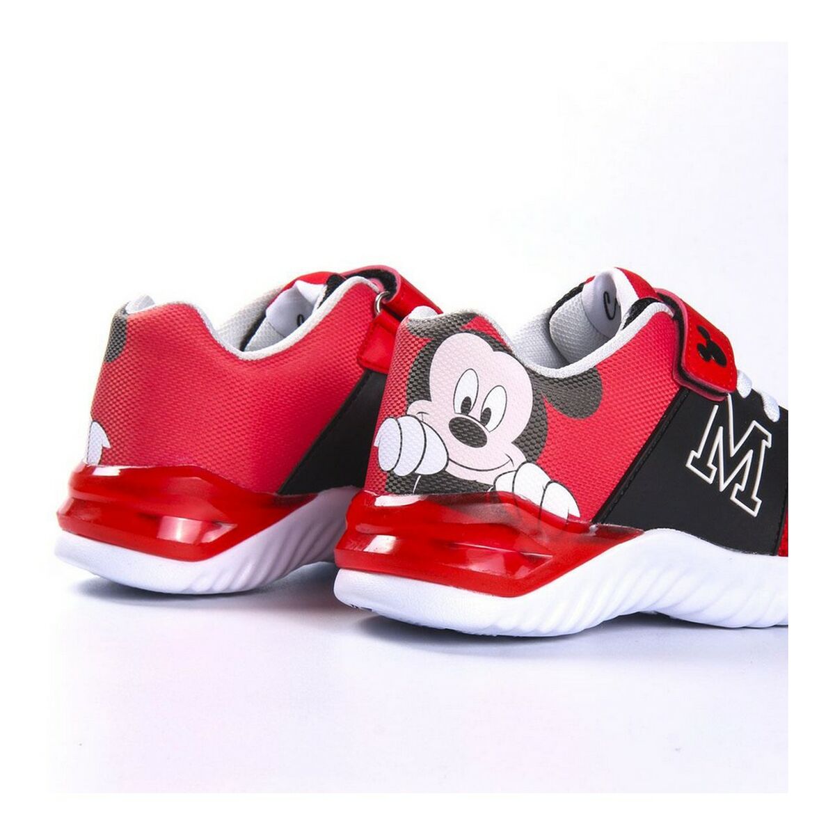 Sapatilhas Desportivas com LED Mickey Mouse Vermelho - EcoNest