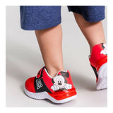 Sapatilhas Desportivas com LED Mickey Mouse Vermelho - EcoNest