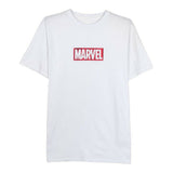 Camisola de Manga Curta Homem Marvel Branco Adultos - EcoNest
