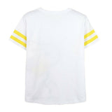 Camisola de Manga Curta Mulher Snoopy Branco - EcoNest