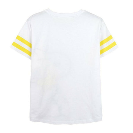 Camisola de Manga Curta Mulher Snoopy Branco - EcoNest