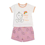 Conjunto de Vestuário Looney Tunes Cor de Rosa - EcoNest