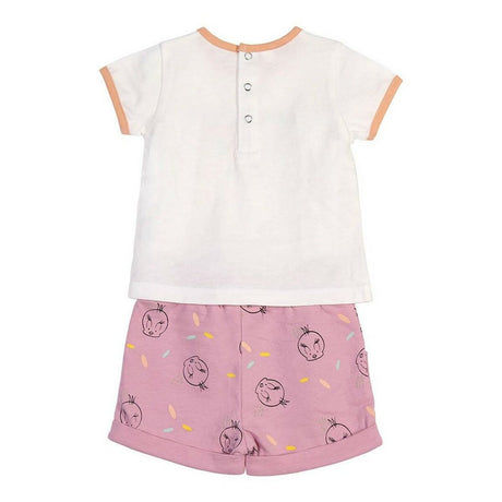 Conjunto de Vestuário Looney Tunes Cor de Rosa - EcoNest