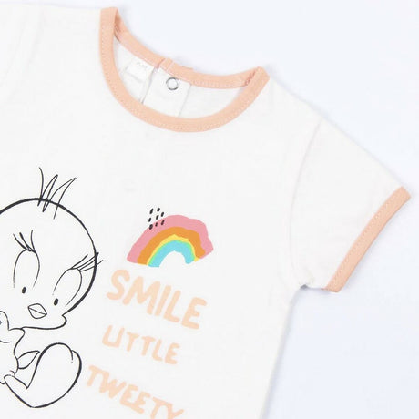 Conjunto de Vestuário Looney Tunes Cor de Rosa - EcoNest