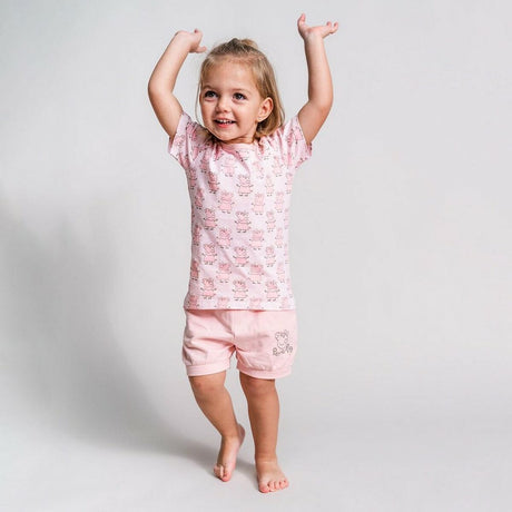 Conjunto de Vestuário Peppa Pig Cor de Rosa - EcoNest