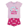 Pijama de Verão Peppa Pig Cor de Rosa - EcoNest