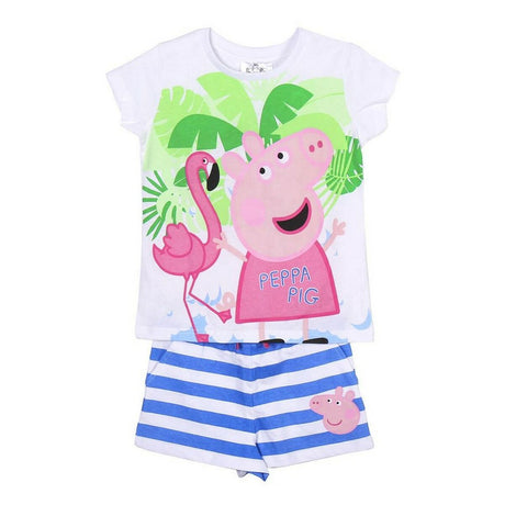 Conjunto de Vestuário Peppa Pig Azul Branco - EcoNest