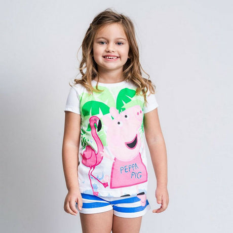 Conjunto de Vestuário Peppa Pig Azul Branco - EcoNest