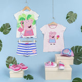 Conjunto de Vestuário Peppa Pig Azul Branco - EcoNest