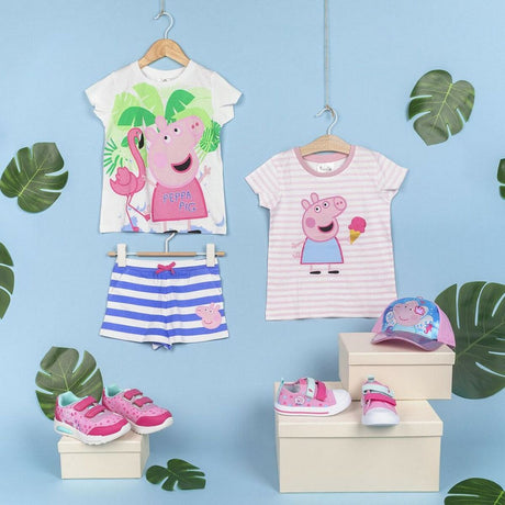 Conjunto de Vestuário Peppa Pig Azul Branco - EcoNest