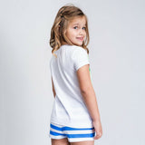 Conjunto de Vestuário Peppa Pig Azul Branco - EcoNest