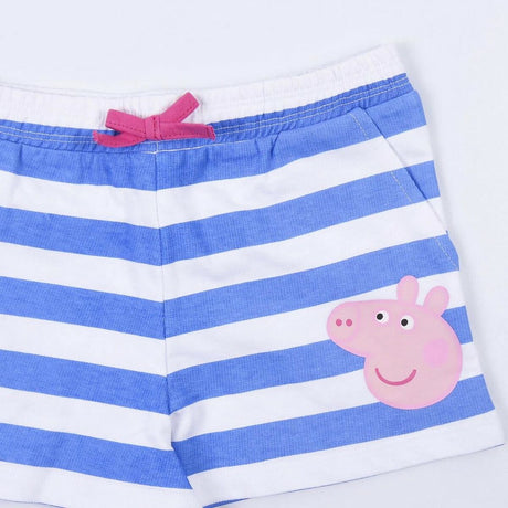 Conjunto de Vestuário Peppa Pig Azul Branco - EcoNest