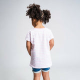 Camisola de Manga Curta Infantil Peppa Pig Cor de Rosa - EcoNest