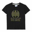 Camisola de Manga Curta Infantil Batman Preto - EcoNest