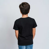 Camisola de Manga Curta Infantil Batman Preto - EcoNest