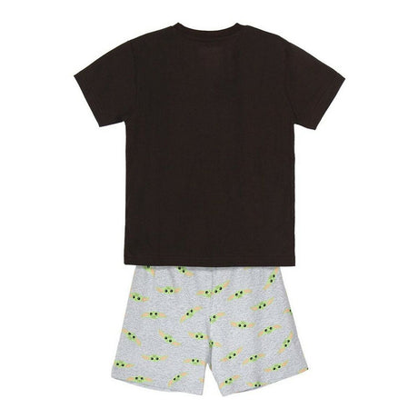 Pijama Infantil The Mandalorian Infantil Castanho - EcoNest