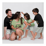 Pijama de Verão The Mandalorian Infantil Verde Verde Claro - EcoNest