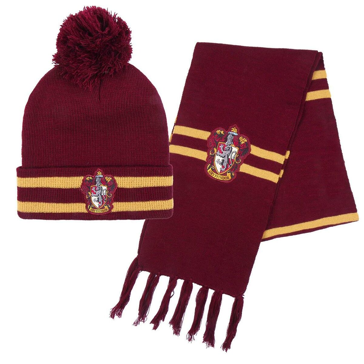 Gorro e Cachecol Harry Potter Vermelho (Tamanho único) - EcoNest