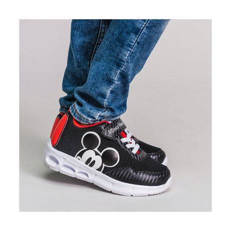 Sapatilhas Desportivas com LED Mickey Mouse Preto - EcoNest